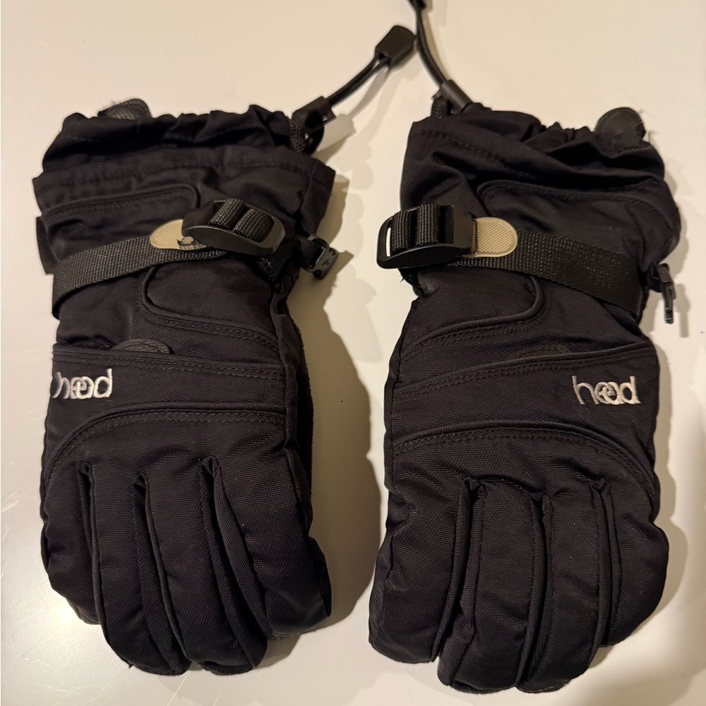 Head Black Insulated Gloves For Kids